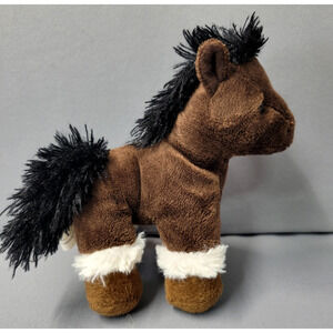 Best Made Toys Brown Horse Plush Stuffed Animal 6"‎ Mane Tail Soft Toy Age 3+